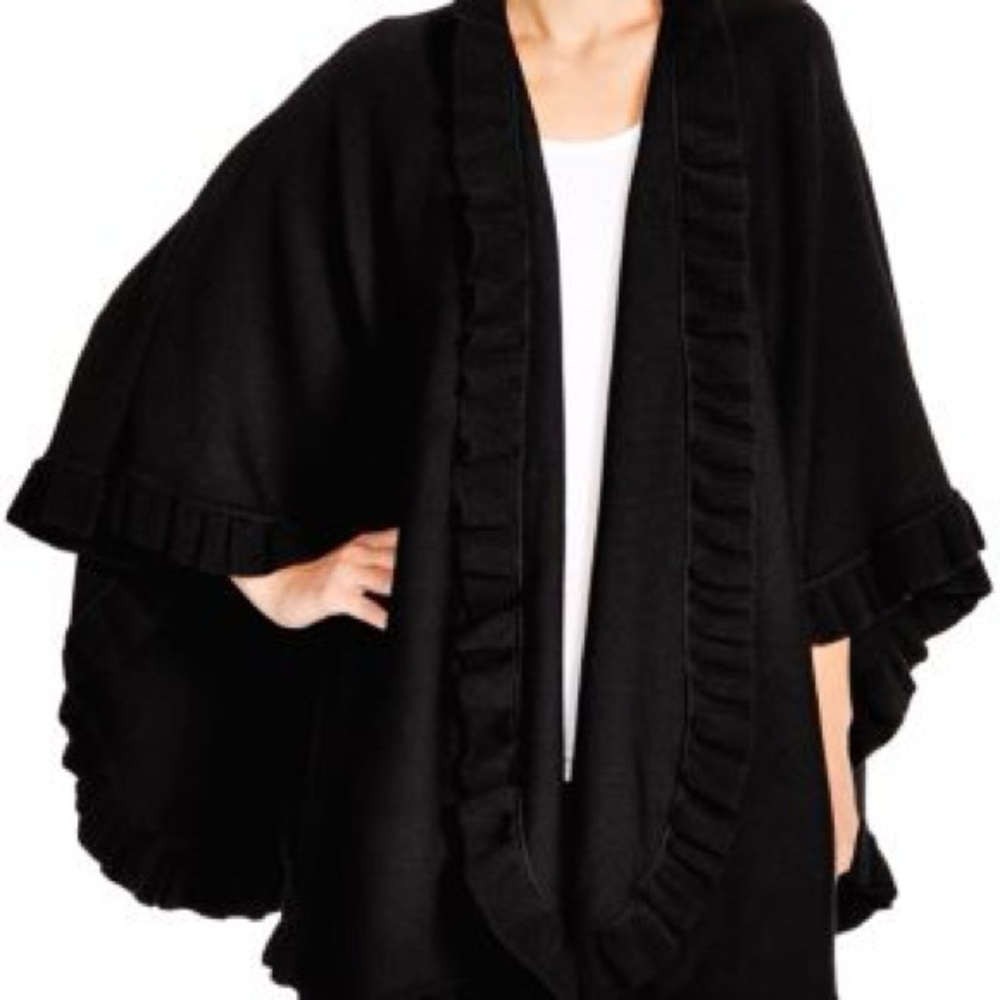 Randolph Duke Black Ruffled Capesize o/s
